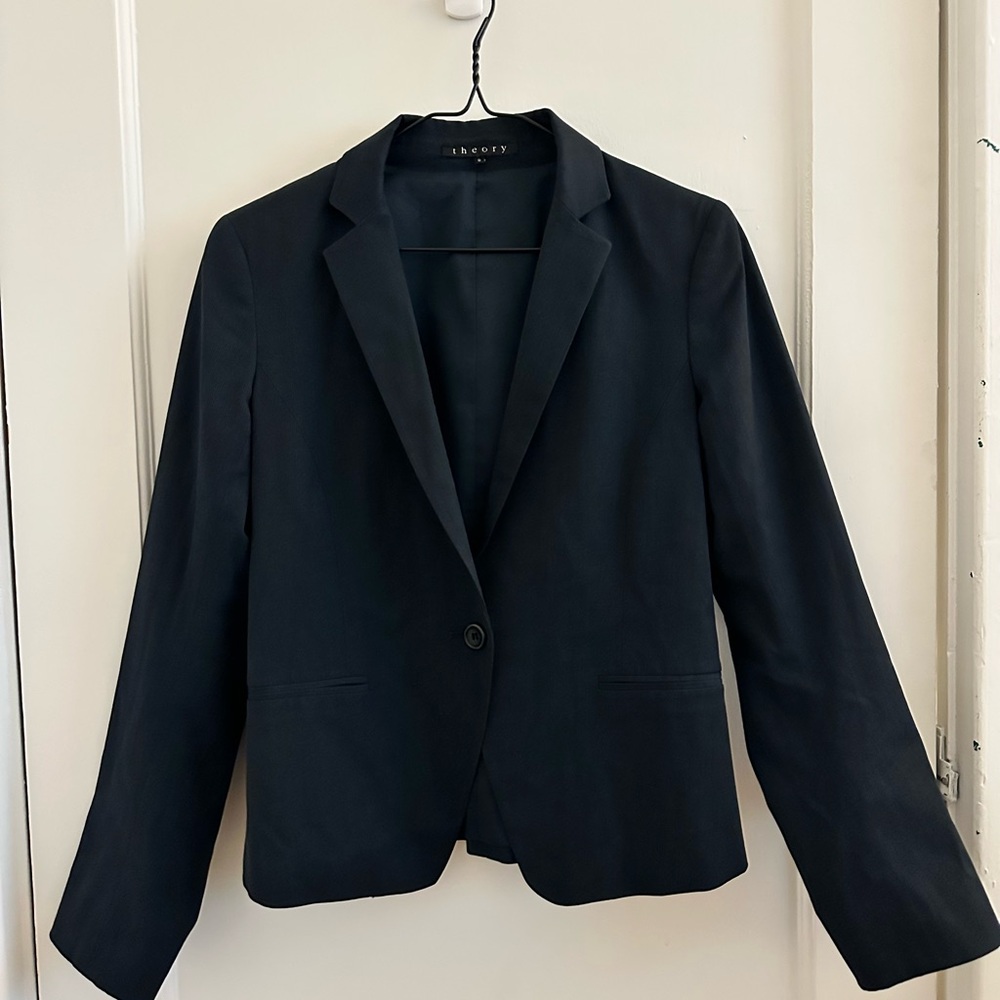 Theory Black Women's Blazer